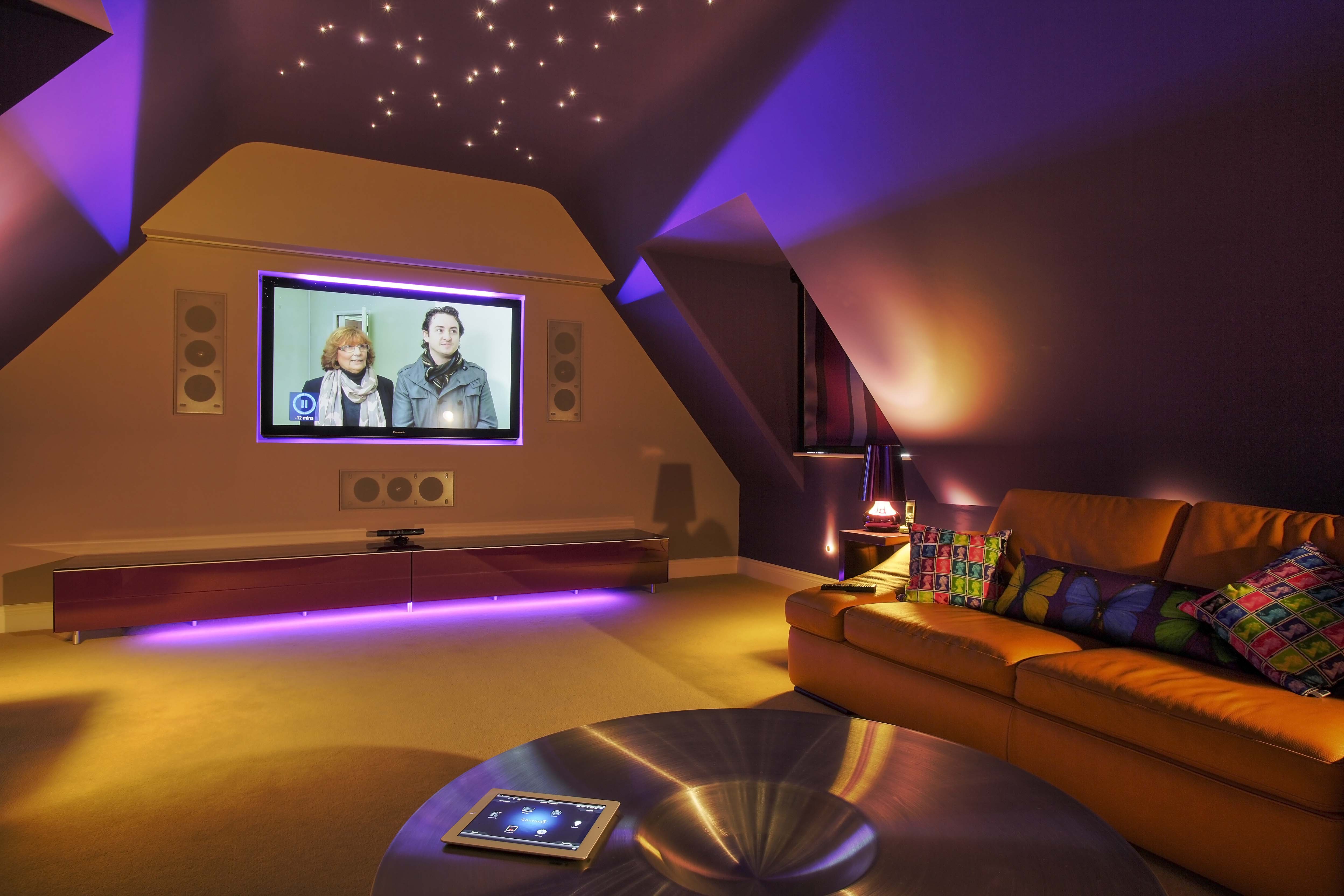 Smart Home Lighting for Enterntainment Room